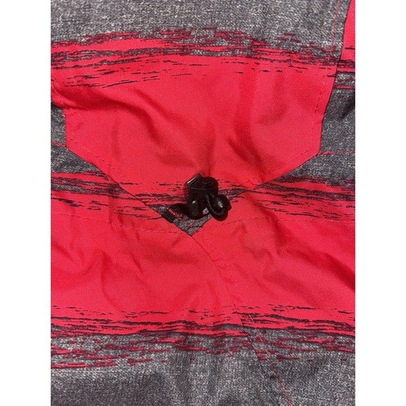 Sessions Terrain Recco Womens Sz XL Red Gray Stripe Jane Heather Snowboard Coat - Picture 11 of 16